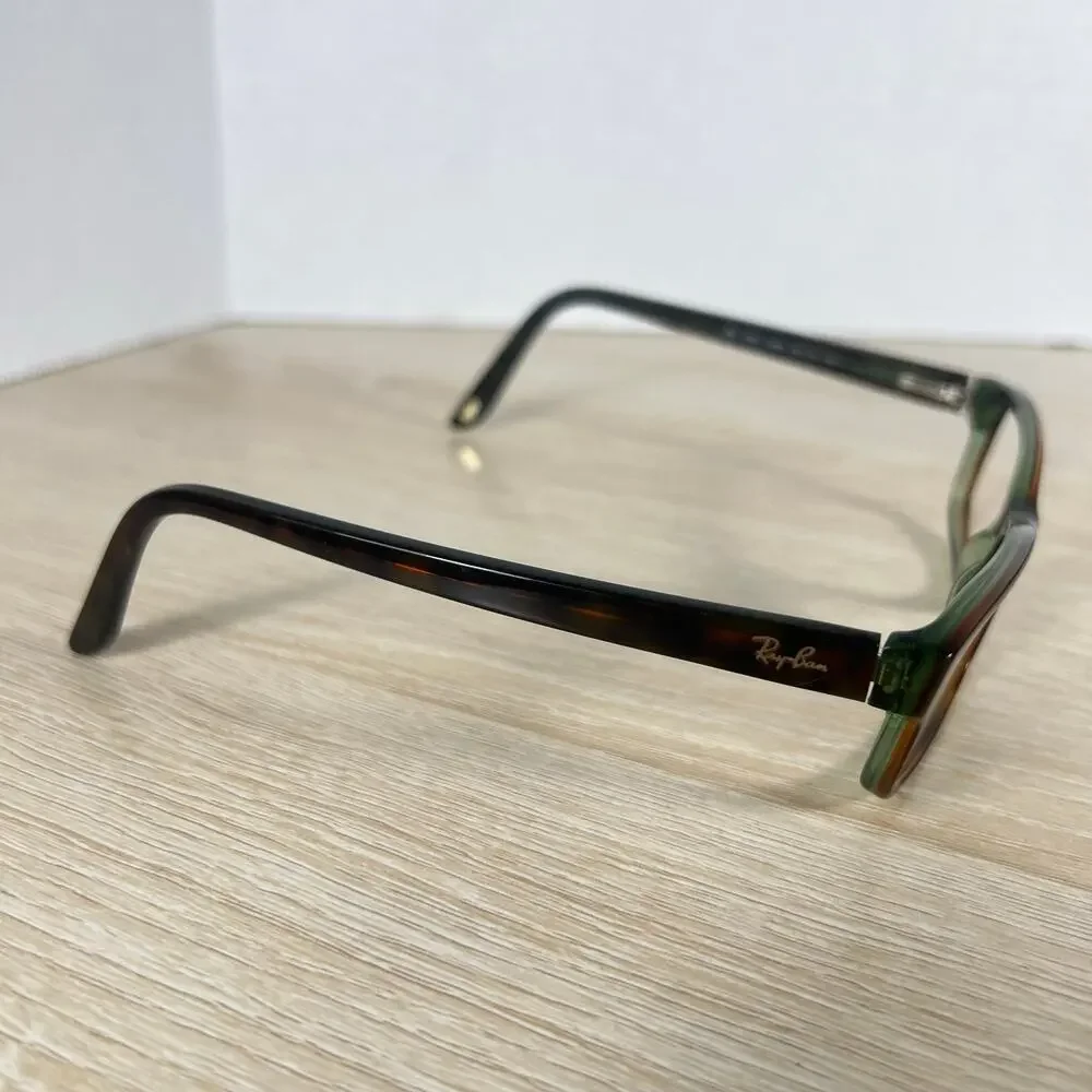 Ray-Ban RB5187 2445 Eyeglasses Brown Green Frames Only 52-16-140
